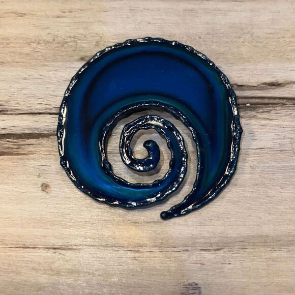 Original Brooch By David Wright Custom Made From ChromePlate NWT - Picture 1 of 6